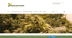 Desktop Screenshot of marihuana-samen.com