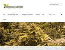 Tablet Screenshot of marihuana-samen.com